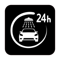 myjnia samochodowa całodobowa ikona © robert6666