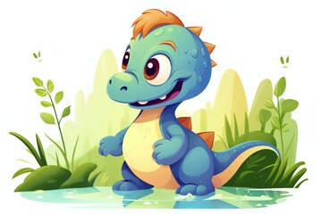 Cute Dinosaurier 