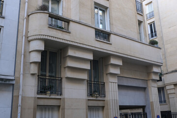 Art Deco building facades, geometric decorations, ornaments and more. Architecture from the beginning of the 20th century.
Shot in Paris.