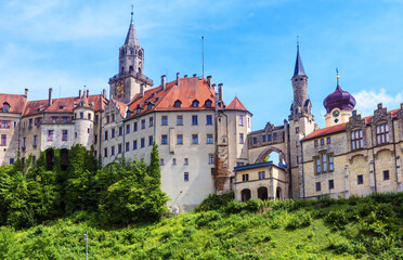 Sigmaringen Castle in summer, Baden-Wurttemberg, Germany