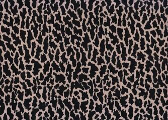 Fabric with leopard pattern close-up