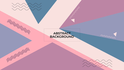 ABSTRACT GEOMETRIC BACKGROUND PASTEL COLOR VECTOR DESIGN TEMPLATE FOR WALLPAPER, COVER DESIGN, HOMEPAGE DESIGN