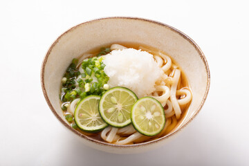 すだちおろし冷かけうどん