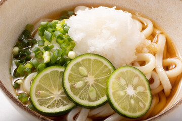 すだちおろし冷かけうどん