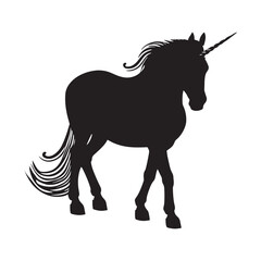 horse silhouette vector