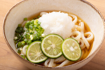 すだちおろし冷かけうどん