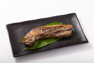 まぐろカマのガーリックペッパー焼き