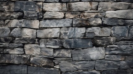 Fototapeta premium old stone wall texture background. Generative AI