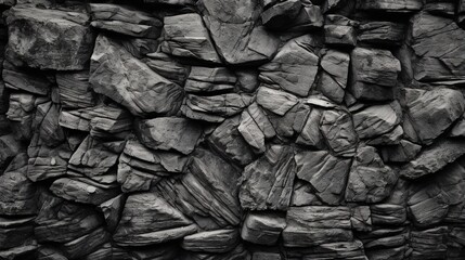 old stone wall texture background. Generative AI