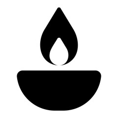 spa glyph icon