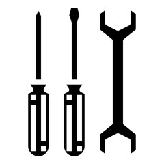 wrench line icon,linear,outline,graphic,illustration