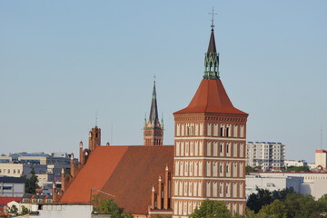 Obraz premium Katedra św. Jakuba w Olsztynie. Polska - Mazury - Warmia.