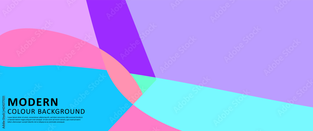 Aufkleber vector design abstract colorful geometric and fluid vector background suitable for summer festival, 