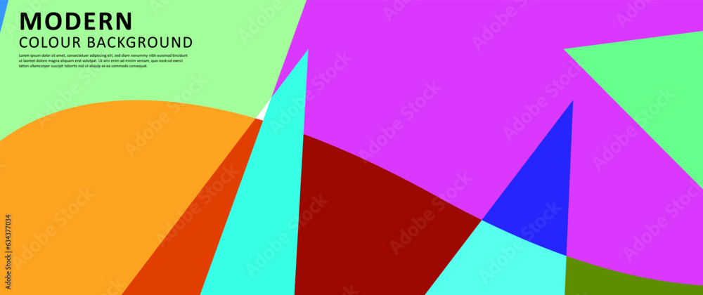 Poster vector design abstract colorful geometric and fluid vector background suitable for summer festival, 