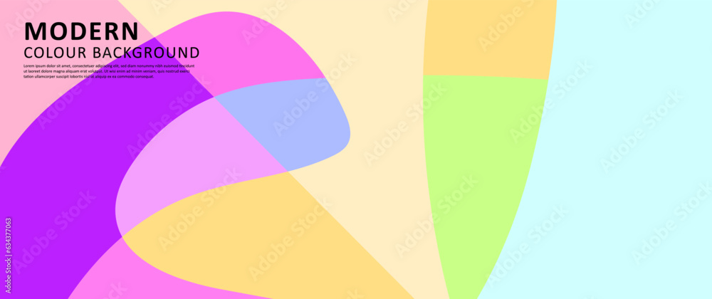 Poster vector design abstract colorful geometric and fluid vector background suitable for summer festival, 