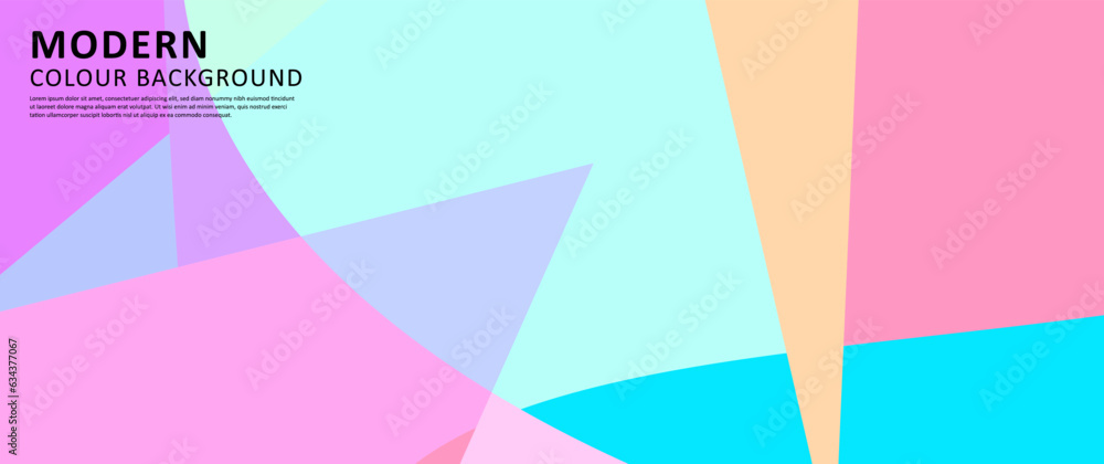 Poster vector design abstract colorful geometric and fluid vector background suitable for summer festival, 