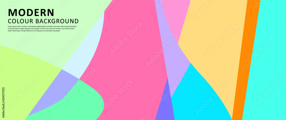 Poster vector design abstract colorful geometric and fluid vector background suitable for summer festival, 