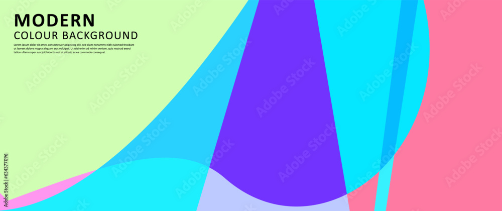 Poster vector design abstract colorful geometric and fluid vector background suitable for summer festival, 