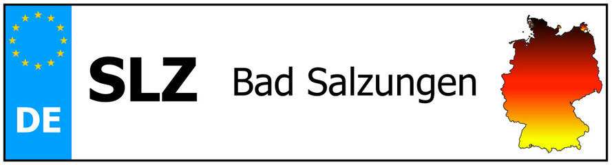 Registration number German car license plates of Bad Salzungen
 Germany