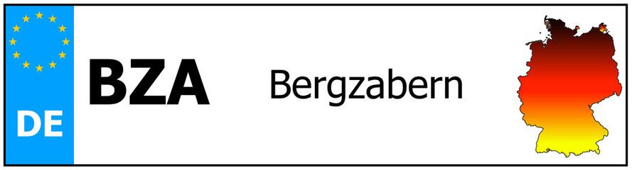 Registration number German car license plates of Bergzabern
 Germany
