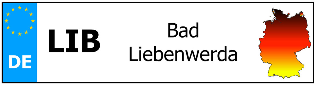 Registration number German car license plates of Bad Liebenwerda
 Germany