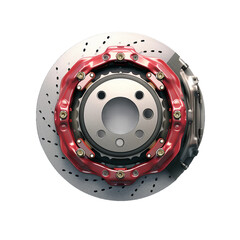 Disc brakes, isolated object, Transparent Background
