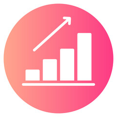 growth gradient icon