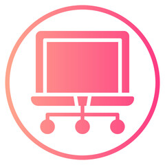 laptop gradient icon