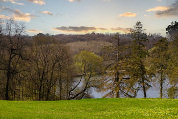Naklejka premium On the river bank in Kachanovka
