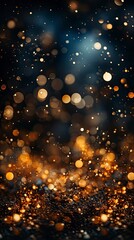 Abstract background, solemn, party, evening, lights, bokeh.