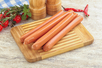 Boiled Pork sausages for brakfast