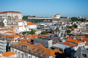 Fototapeta na wymiar Beautiful downtown Porto, Portugal