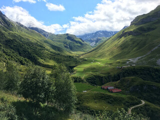 Vallée de l'alpage de Ritort. Pralognan la Vanoise, Parc national de la Vanoise, Alpes du Nord, Tarentaise, Savoie, France.