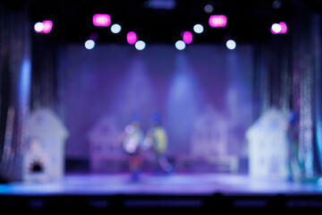 Texture blur and defocus, background for design. Stage light at a concert show.