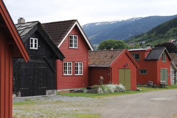 Fototapeta na wymiar port de Vik, Norvège