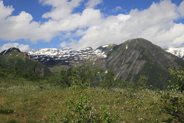 randonnée au dessus du Sognefjord, Norvège
