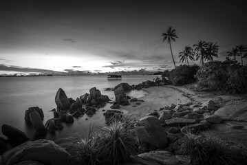 Black and white Photos at Batam Bintan Islands