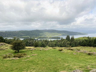 A view of the Lake District at Brant Fell