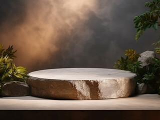 Podium for display product. Background for product branding, identity and packaging