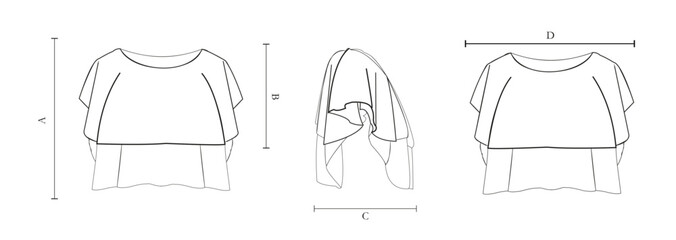 Shirt Technical Illustration