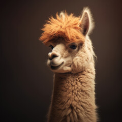 Fototapeta premium Alpaca Porträt