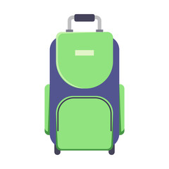 Scuba sports backpack. Gear for diving isolated on white background. Sports concept