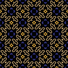 Fototapeta na wymiar Geometric ornament in ethnic style.Seamless pattern with abstract shapes.Repeat design for fashion, textile design, on wall paper, wrapping paper, fabrics and home decor.