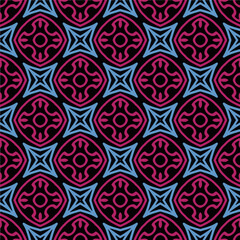 Geometric ornament in ethnic style.Seamless pattern with abstract  shapes.Repeat design for fashion, textile design,  on wall paper, wrapping paper, fabrics and home decor.
