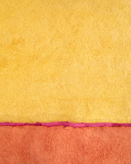 Fototapeta premium vivid abstract paper landscape in vertical format - collection of handmade textured art papers