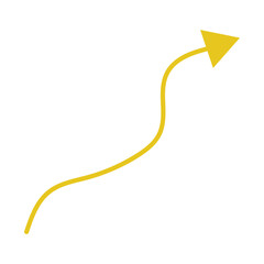 Gold Arrow Curve