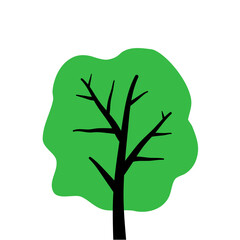 Simple flat Tree illustration