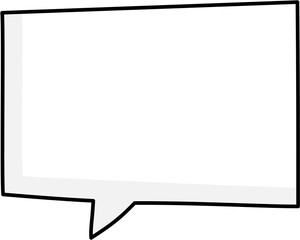 speech bubble balloon icon sticker memo keyword planner text box banner, flat png transparent element design