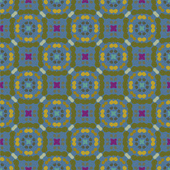 Geometric ornament in ethnic style.Seamless pattern with abstract  shapes.Repeat design for fashion, textile design,  on wall paper, wrapping paper, fabrics and home decor.
