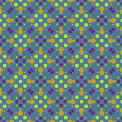 Geometric ornament in ethnic style.Seamless pattern with abstract  shapes.Repeat design for fashion, textile design,  on wall paper, wrapping paper, fabrics and home decor.